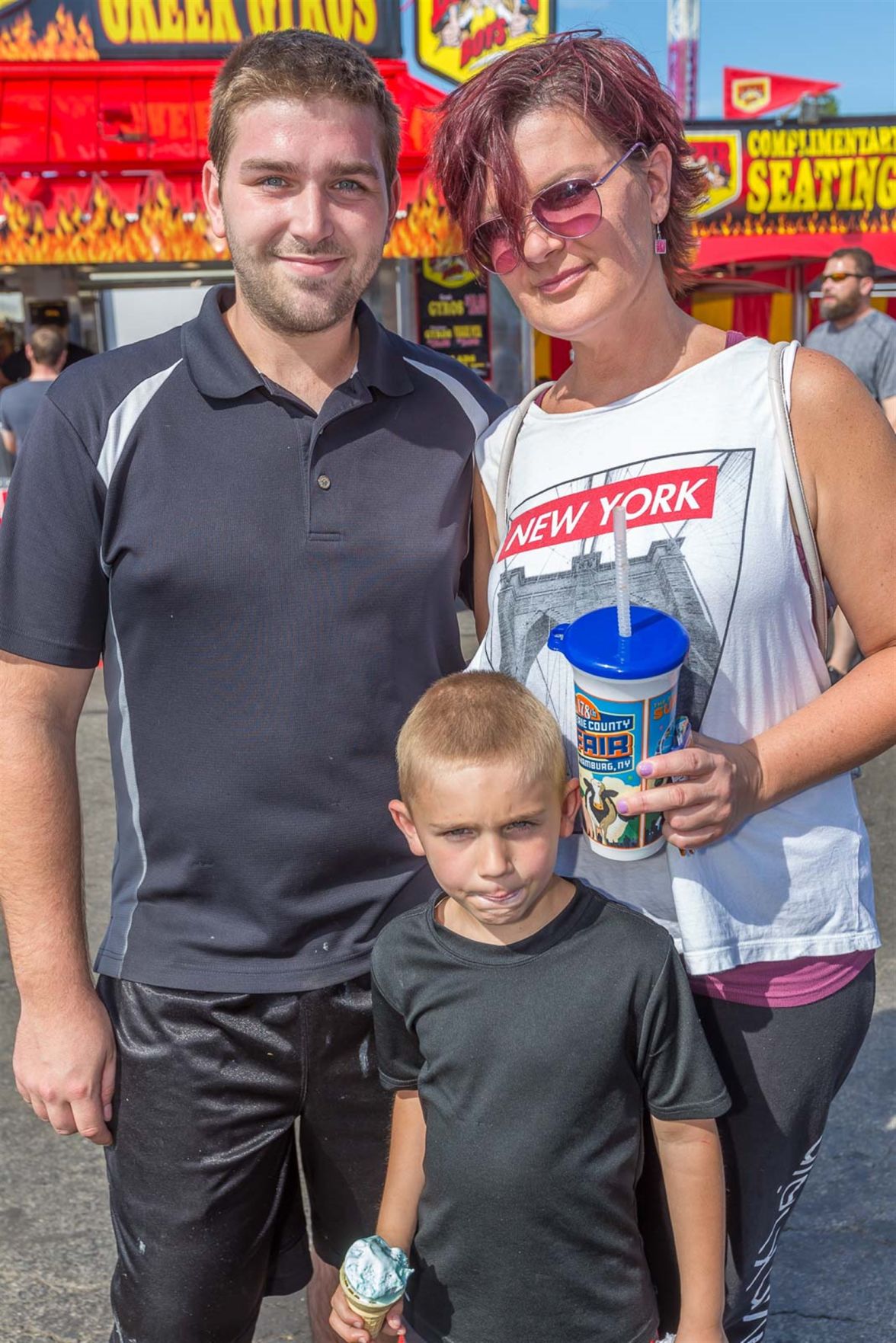 Smiles on Sunday at the Erie County Fair